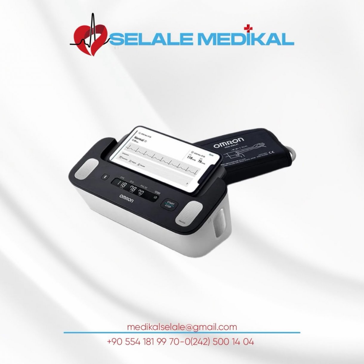 Omron Complete EKG ve Tansiyon Ölçer